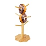 Generico Brezel-Ständer, Donut-Halter aus Holz, dekorativer Becherhalter mit , vielseitig...