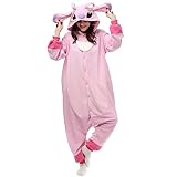 ZKomoL Pyjamas Onesies Cosplay Erwachsene Unisex Tiere Halloween Kostüm Kleid Loungewear,...