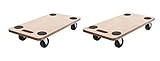 SCHEPERS (2Stück) Rollbrett Transportroller Möbelroller Roller für Möbel Transporter...