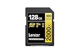 Lexar Professional 2000x SD Karte 128GB, SDXC UHS-II Speicherkarte ohne Lesegerät, Bis Zu 300MB/s...