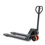 HEMMDAL Hubwagen | 2.000 kg Tragkraft | 1.150 mm Gabellänge | Lenkrad/Gabelrolle aus robustem...