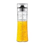 SILBERTHAL Dressingshaker aus Glas mit Rezepten – 500 ml – Spülmaschinenfest - Neuer Deckel &...