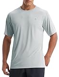 baleaf UV Shirt Herren Sport T Shirt Schwimmshirt Wasser UPF 50+ Sportshirt Trainingsshirt Fitness...