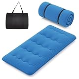 COSTWAY Japanische Futon Matratze, Tatami-Matte, Bodenmatratze, Klappmatratze mit waschbarem Bezug,...