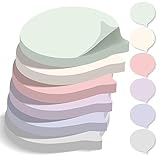 BIROYAL Haftnotizen Klebezettel, 6 Blöcke 70 Blatt Sticky Notes pastell, 76 mm x 76 mm Klebezettel...