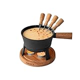 Boska Fondue Set Pro S - 2 bis 4 Personen - Käsefondue Teelichter mit Stil - 700 ml Inhalt für 350...