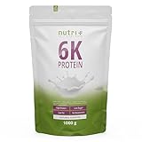 Nutri + Protein Pulver Neutral 1 kg - 85% Eiweiß - aus Deutschland - zuckerfrei + fettfrei -...