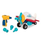 Wonder Wheels Flugzeug Spielzeug – Konstruktionsspielzeug Flugzeug mit Kinder Akkuschrauber –...