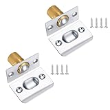2 Stück Schranktür-Kugelschnäpper mit Schrauben, verstellbare Rollkugelriegel für Zuhause,...