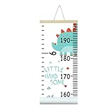 Messlatte für Kinder – Messlatte für die Höhe, abnehmbares, hängbares Messlineal für Zimmer,...