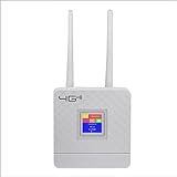 PUSOKEI 4G LTE CPE-Router mit RJ45-Schnittstelle, 150 Mbit/s Kabelloser 4G-WLAN-Router,...