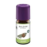 Baldini Bio Zedernöl 5ml - 100% Naturreines Ätherisches Öl - Lebensmittelqualität - Vegan - für...