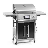 LANDMANN Elektro-Grillwagen EG-II-590 | Leistungsstarker Standgrill mit 2 Fleischthermometern &...