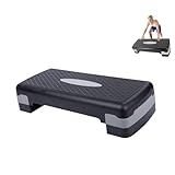 Steppbrett für zuhause, Höhenverstellbar (10-15cm) Stepper Fitness, Aerobic Stepper mit...