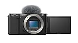 Sony ZV-E10 Vlogging Kamera (APS-C) – 4K-Video, schwenkbares Display, Echtzeit-Augen-Autofokus,...