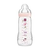 MAM Easy Active Trinkflasche (330 ml), Baby Trinkflasche inklusive MAM Sauger Größe 2 aus SkinSoft...