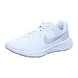 Nike Damen Revolution 6 Nn Laufschuh, White Metallic Silver Pure Platinum, 41 EU