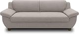 DOMO. collection Panama 3 Sitzer, Sofa, 3er Couch, Garnitur, 3-2-1, Taupe, 207 cm