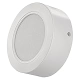 EMOS 2in1 LED Panel 9 W, runde 900 lm Deckenleuchte, Einbauleuchte mit Durchmesser 12 cm,...