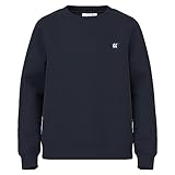 name it Baby - Jungen Nmmvimo Ls Bru Noos Sweatshirt, Dark Sapphire, 86 EU