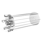 Onlyfire Universal Drehbar Grillspieß System Rotisserie Nadel Set, Edelstahl Rondell...