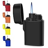 Navpeak Mini Fackel Feuerzeug Winddicht Jet Flame Butan Gas Nachfüllbar für Kerzen, Camping,...