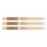 LA Specials Drumsticks | Schlagzeug Sticks | 5A Hickory Drumsticks, ovaler Nylonkopf, drei Paare