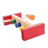 TOYANDONA Holz Hammer Bunte Pädagogische Klopfbank Motorisches Lernspielzeug für Jahre zur...