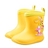 Regenstiefel Kinder Jungen Mädchen Wasserdicht Leicht rutschfeste Gummistiefel Kinder Unisex...