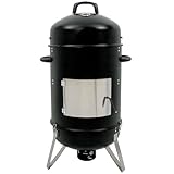 BBQ-Toro Räuchertonne Hickory Ø 46 cm | Grilltonne, Räucherofen Holz, Smokertonne, 4in1...