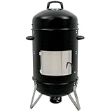 BBQ-Toro Räuchertonne Hickory Ø 46 cm | Grilltonne, Räucherofen Holz, Smokertonne, 4in1...