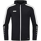 JAKO Herren Kapuzenjacke Power, Schwarz, L