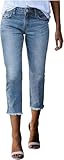KJameas Capri Jeans Damen Sommer Stretch Damenjeans 3/4 Länge High Waist Skinny Jeanshose...