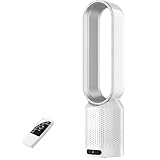 UOEONR 2in1 Turmventilator sehr leise & Luftreiniger,Rotorloser Ventilator,mit Fernbedienung, 8...