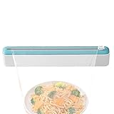 Folienspender mit Cutter, verstellbarer Aluminiumschneider, manueller Küchenspender für schnelles...