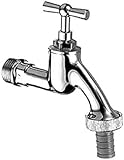 SCHELL 034050399 Auslaufventil / Ventil 1/2'' , Wasserhahn für Schlauchanschluss (Außgussbecken...