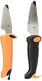 KUHN RIKON kinderkitchen Kindermesser Set Hund, schwarz/orange, Edelstahl, Schwarz & Orange