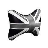 Union Jack Auto Nackenkissen Union Jack Reisekissen mit bequemer PP-Baumwolle | Nackenstützkissen...
