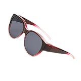Generico Überlappende Sonnenbrille, polarisiert, UV-Schutz, bequem, modisch, für Frauen,...