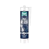 Sista Pattex Bad Profi-Qualität Sanitär Silikon, schimmelresistentes Sanitärsilikon für das Bad,...
