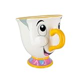 Die Schöne und das Biest Chip-Tasse - Offiziell lizenziert, handbemalt, Disney Tee-Set oder...