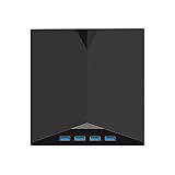 KONGMM DVD Player 6-in-1 externer DVD-Player USB3.0/Typ-C Tragbarer CD-Recorder DVD RW