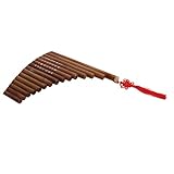 POENVFPO Einstellbare Melodie -Pfanne Flöte Bambus Chinesisches Traditionelles Musikinstrument für...