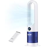 IcyAir Rotorloser Ventilator, Turmventilator sehr Leise, 35 dB, 90° Oszillation, 8...