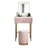 Frisiertisch, Frisiertisch-Schreibtisch für Schlafzimmer, kleines Schminktisch-Set aus Marmor,...