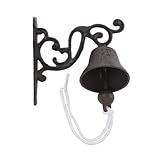 Czyurachel Hängende Schiffsglocke, Vintage Glocke zum Aufhängen, Glocke Wand mit Weiße...