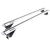 Owen Dachträger 3.0 Pro Silber 120cm - für geschlossene & bündige Reling | 90 kg Tragkraft | 2...