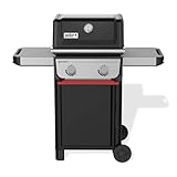 Weber Spirit E-210 Gasgrill, 2 Brenner, 51 x 46 cm Grillfläche, Warmhalterost, Deckelthermometer, 2...