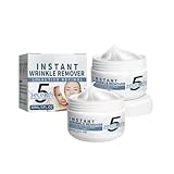 2Stück Aktiv Retinol Anti Falten Creme, 5 Second Instant Anti-Wrinkle Lifting Cream, Instant...