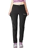 donhobo Damen Outdoorhose Winddicht Wasserdicht Wanderhose Sommer Schnell Trockend Camping...